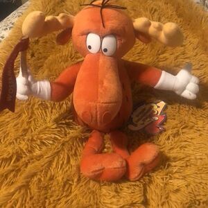 Vintage Rocky & Bullwinkle & Friends Plush Bullwinkle J. Moose CVS Exclusive